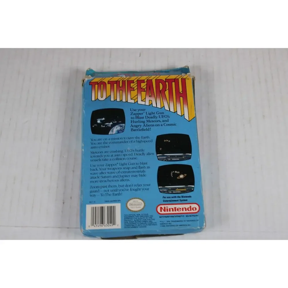 To the Earth CIB (Nintendo Entertainment System, 1990, NES) authentic, complete